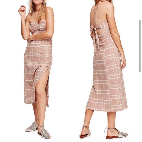 Free People Life Like This Plaid Dress - Picture 2 of 6